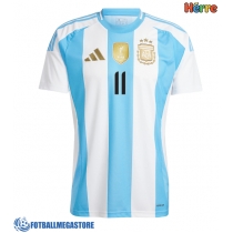 Fotballdrakt Herre Argentina Angel Di Maria #11 Hjemmedrakt Copa America 2024 Kortermet
